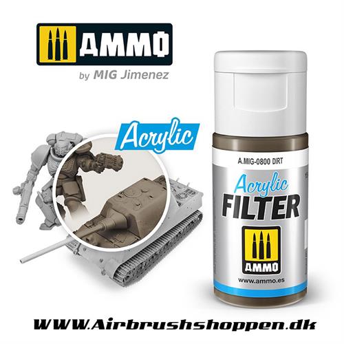  A.MIG 0800 Dirt Akryl filter 15 ml